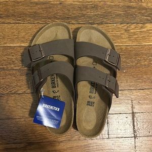 Birkenstock BRAND NEW UNWORN Arizona Birkibuc Sandals in Mocha | Unisex